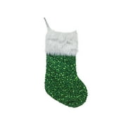 Moocorvic Large Christmas Stockings Red Gold Green Sequins Hanging Stocking 17 Inch Christmas Favor Treat Stocking Gift Bag